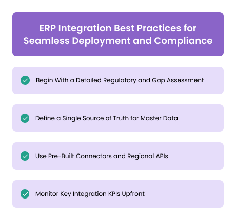 ERP Integration Best Practices for Seamless Deployment and Compliance
