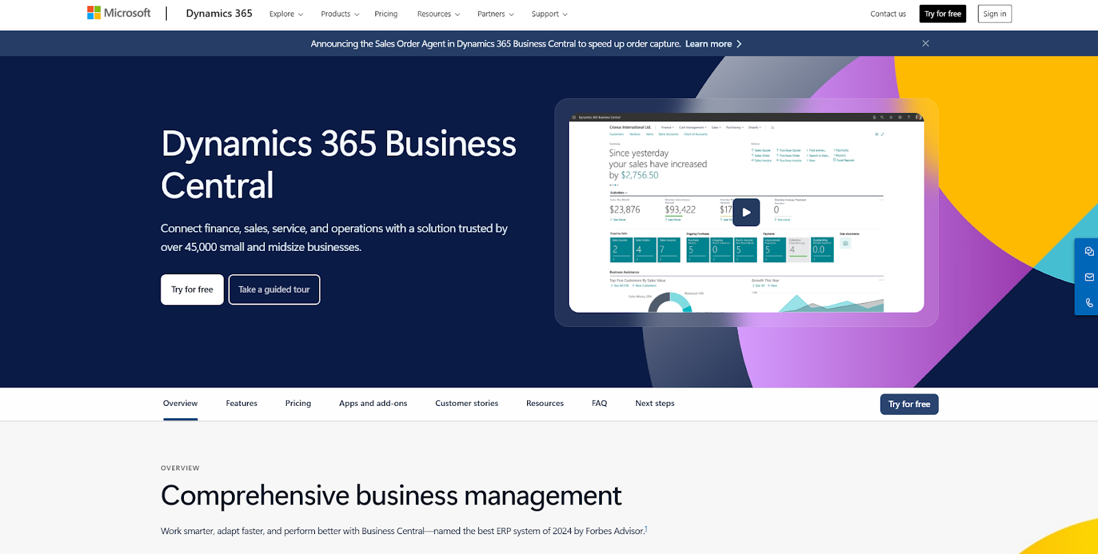 Microsoft Dynamics 365 Business Central
