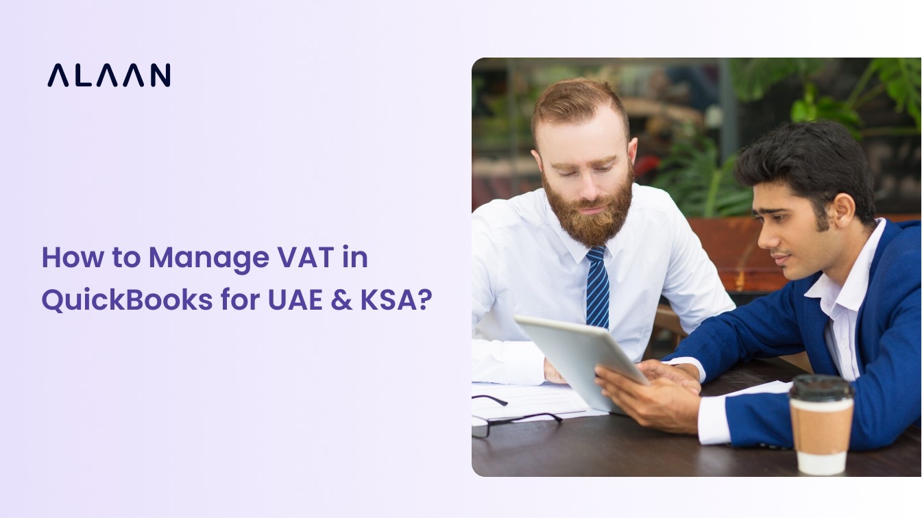 Quickbooks intuit how to define VAT for UAE and KSA
