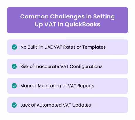 Common Challenges in Setting Up VAT in QuickBooks (UAE)