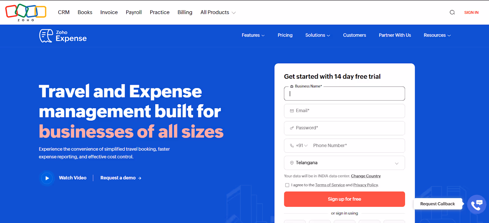 Zoho Expense