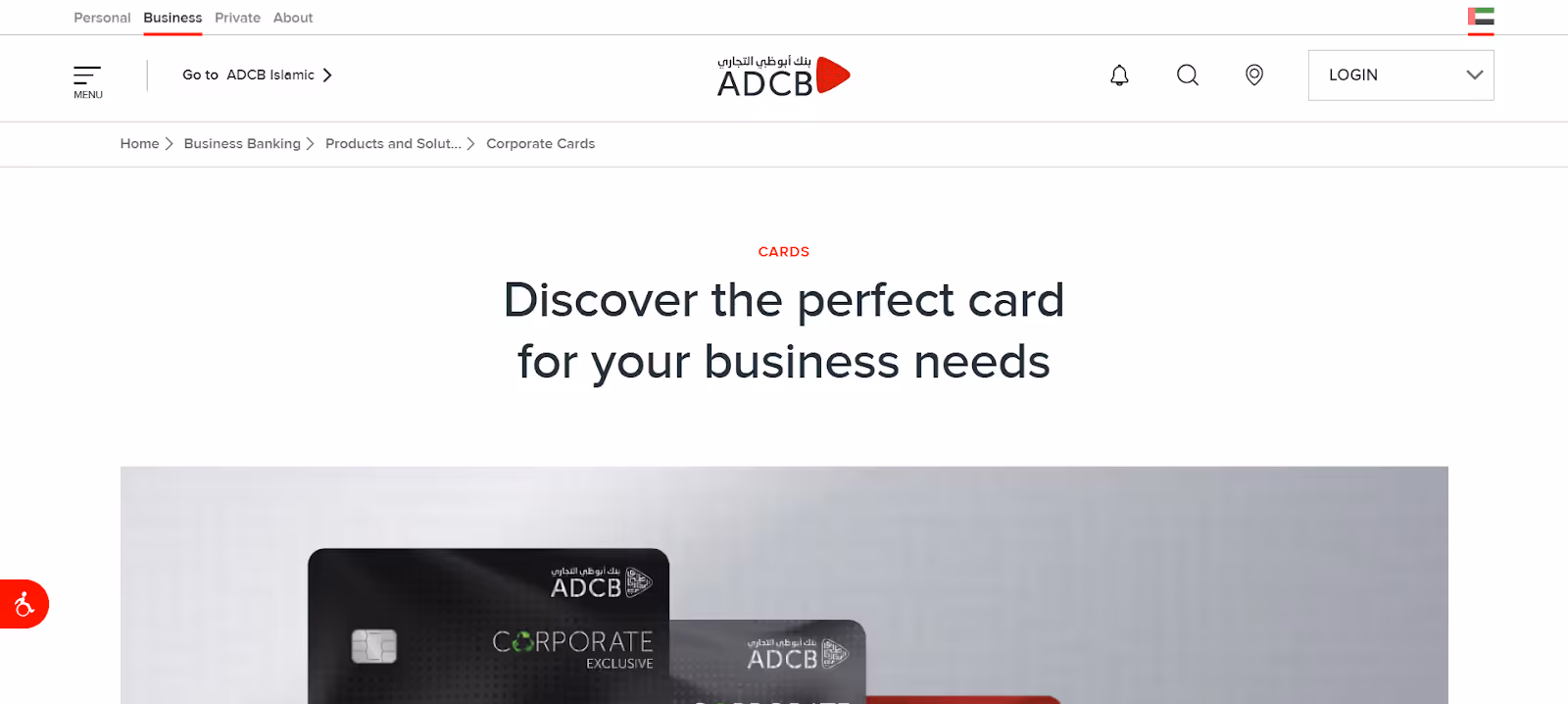 ADCB Corporate Cards