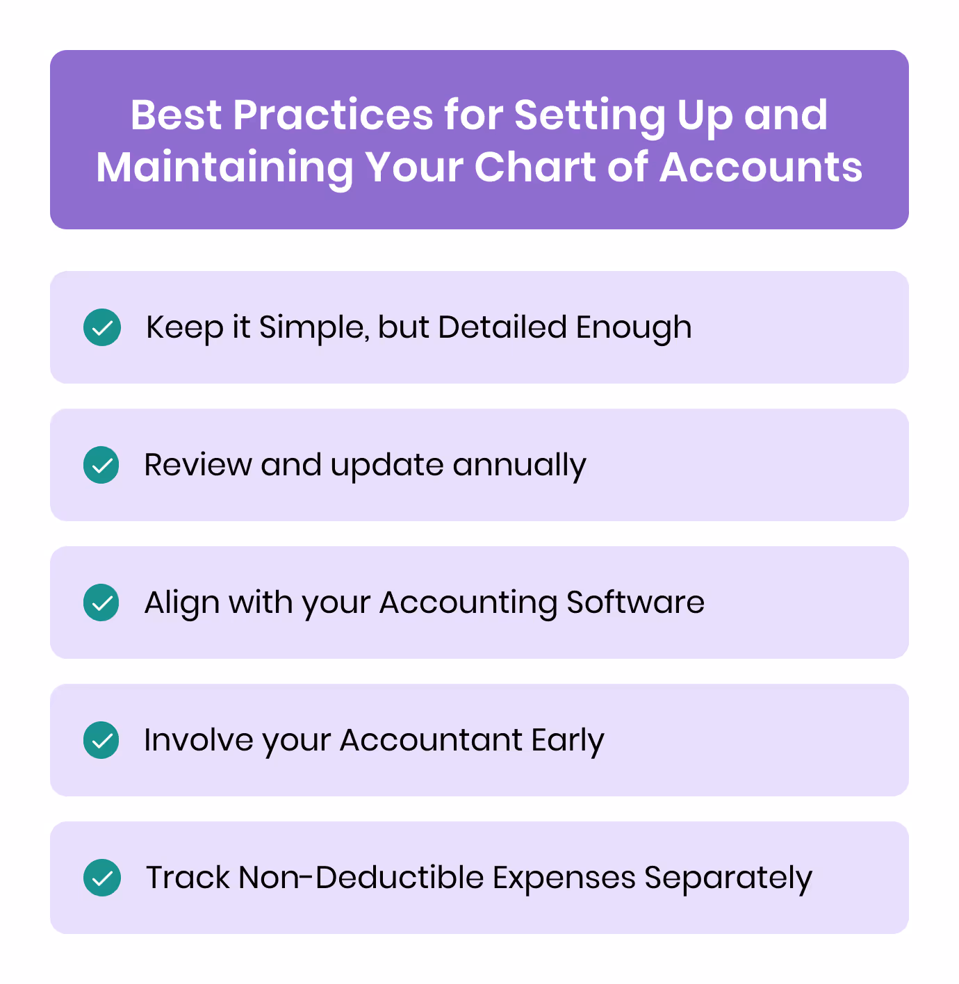 Best Practices for Setting Up and Maintaining Your Chart of Accounts