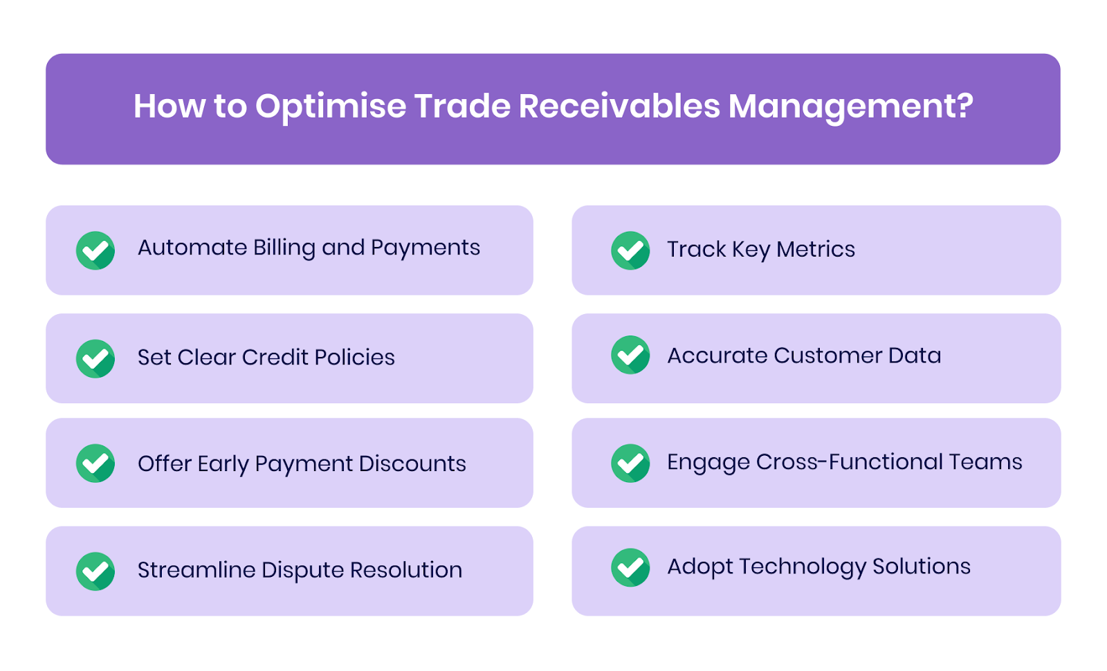 How to Optimise Trade Receivables Management?