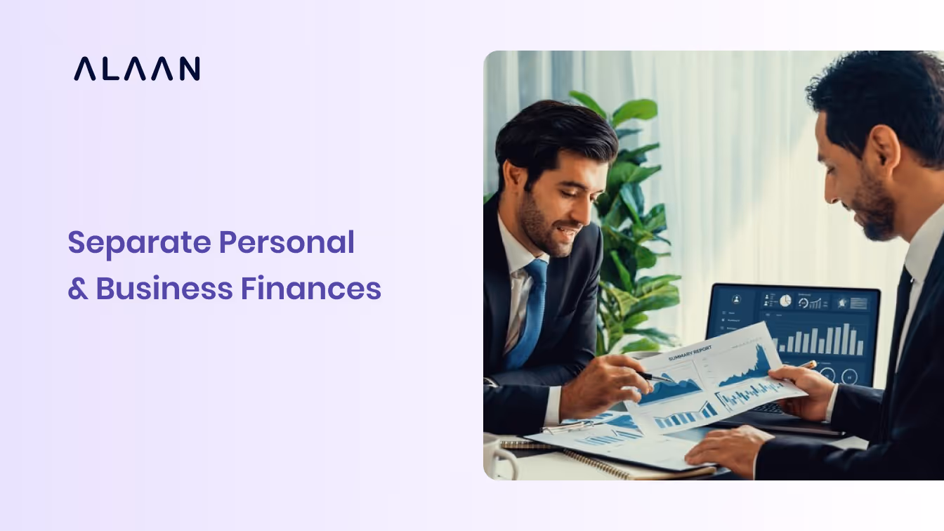 separating personal and business expenses
