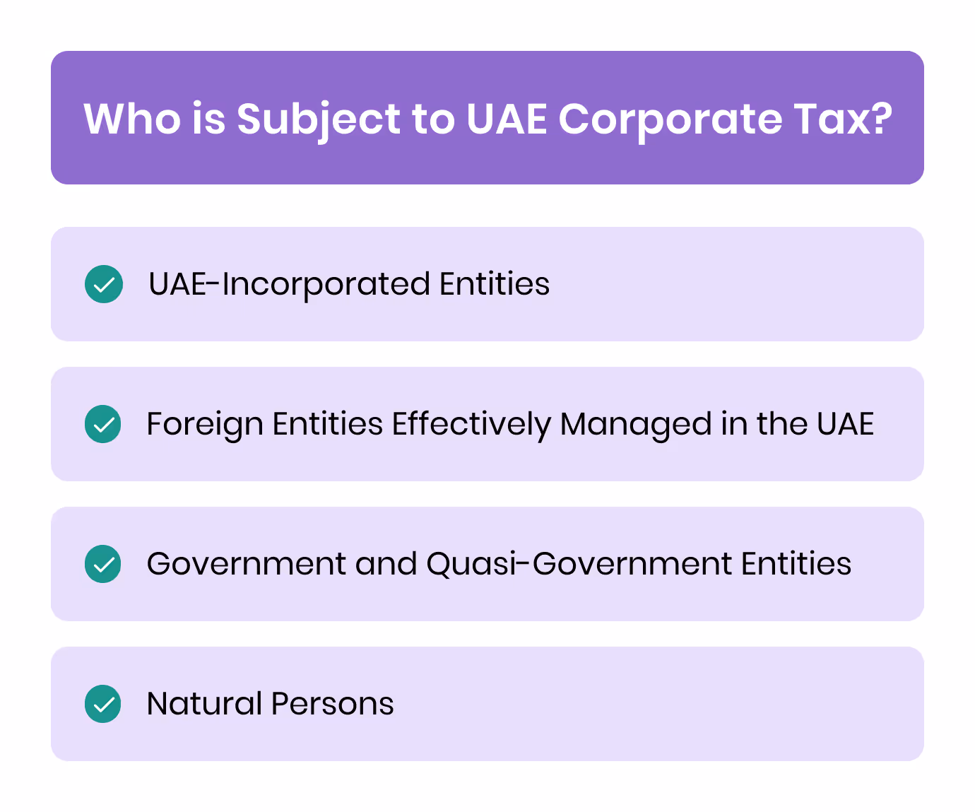 Who is Subject to UAE Corporate Tax?