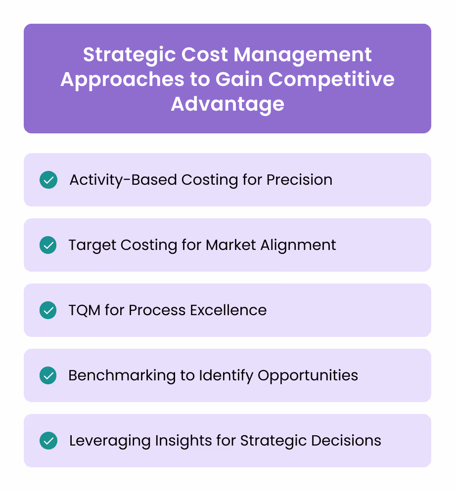 Top 5 Strategic Cost Management Approaches to Gain Advantage