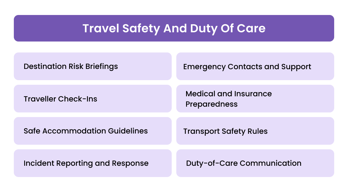 Travel Safety and Duty of Care