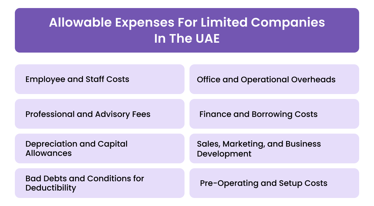Allowable Expenses for Limited Companies in the UAE