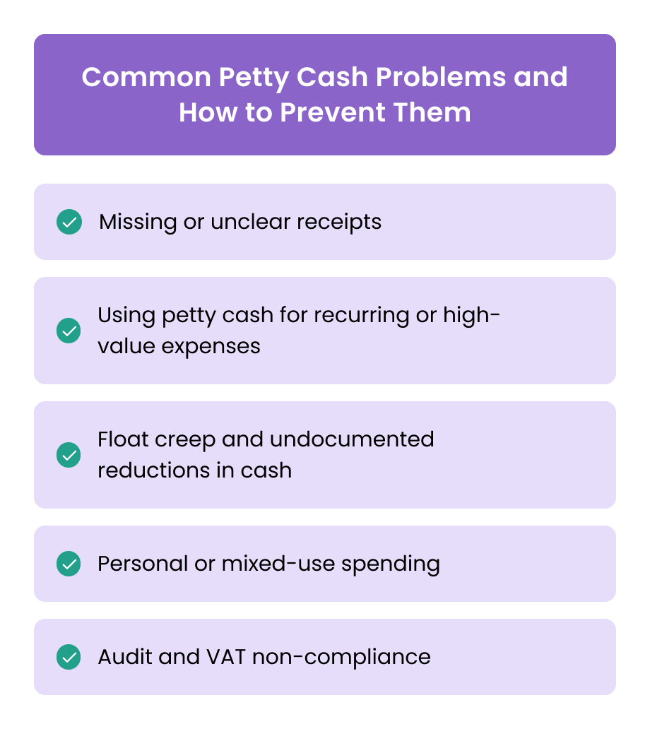 Common Petty Cash Problems and How to Prevent Them