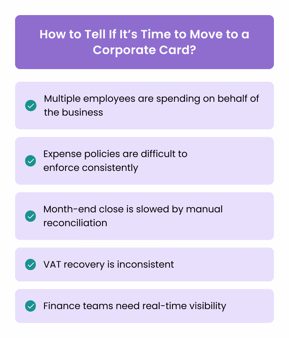How to Tell If It’s Time to Move to a Corporate Card?