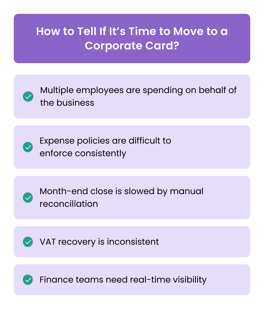 How to Tell If It’s Time to Move to a Corporate Card?