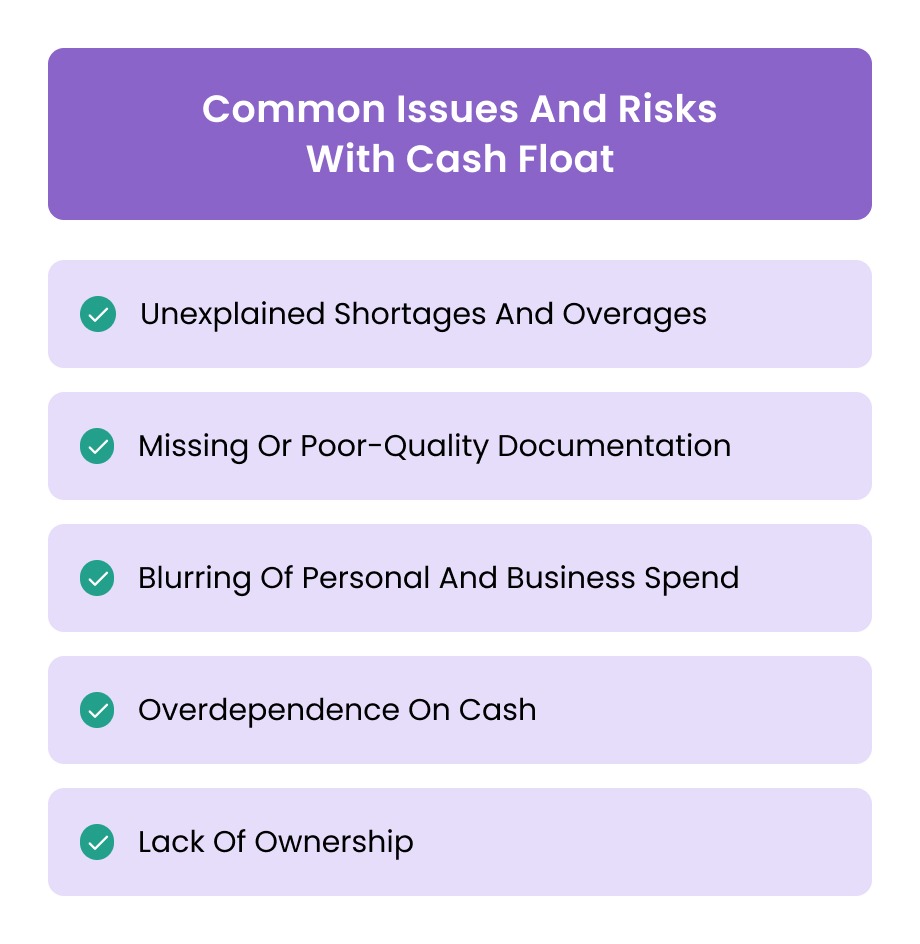 Common Issues And Risks With Cash Float
