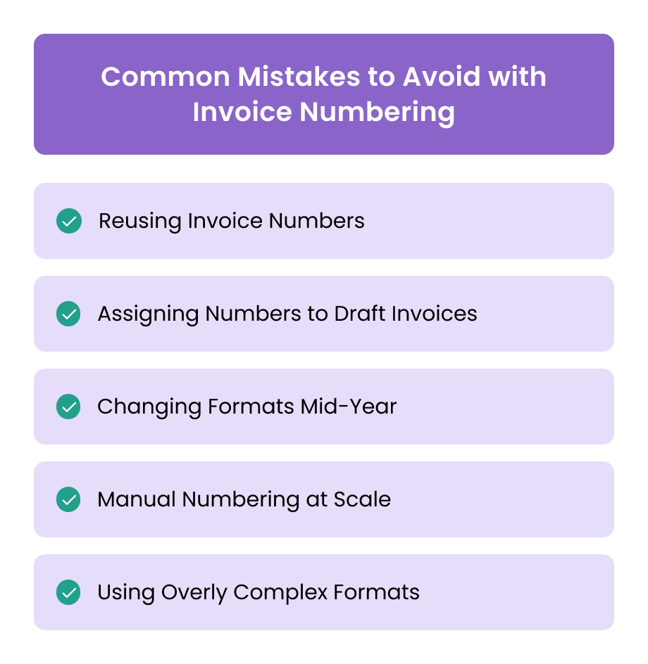 Common Mistakes to Avoid with Invoice Numbering