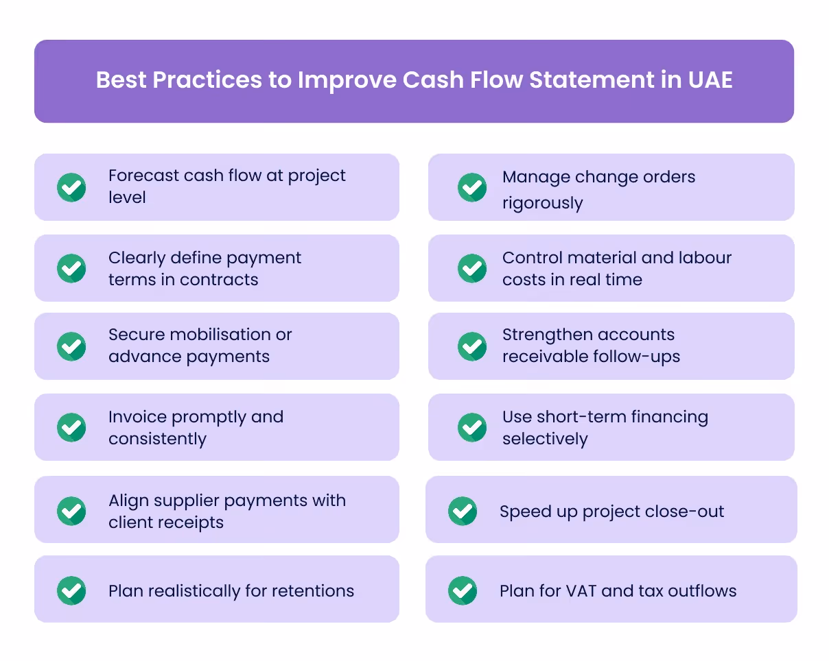 Best Practices to Improve Cash Flow Statement in UAE