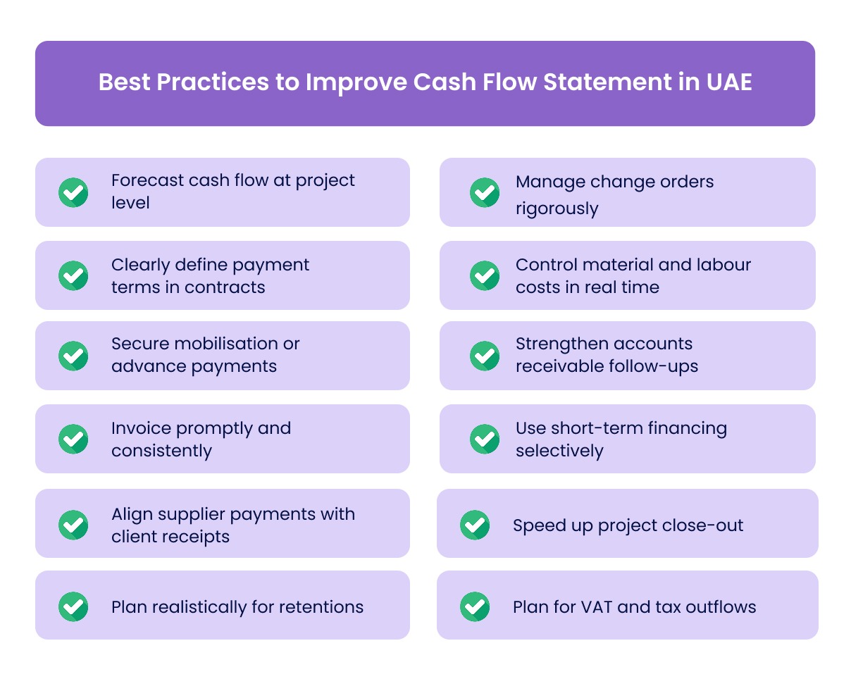 Best Practices to Improve Cash Flow Statement in UAE