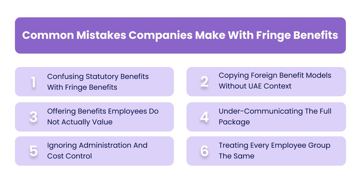 Common Mistakes Companies Make With Fringe Benefits