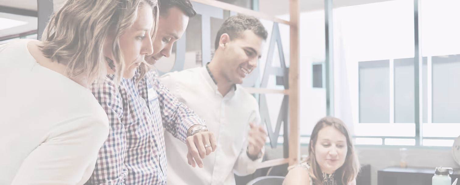 A group of solicitors discussing a case
