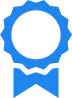blue ribbon icon