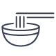 bowl of noodles icon