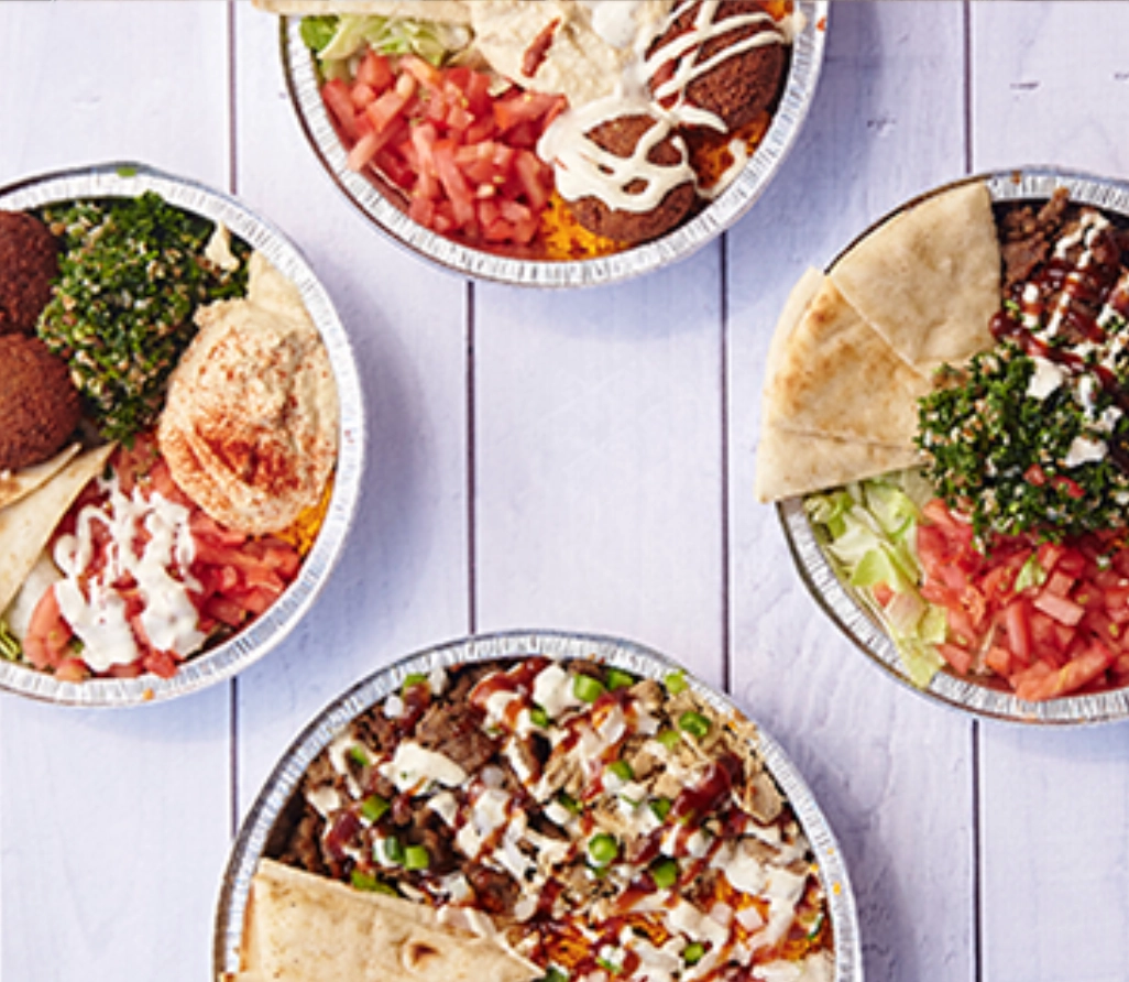 Photo of dishes from Halal Guys