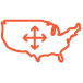 across the US icon