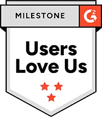 G2 Milestone Badge: Users Love Us