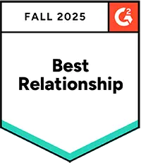 G2 Fall 2025 Badge: Best Relationship