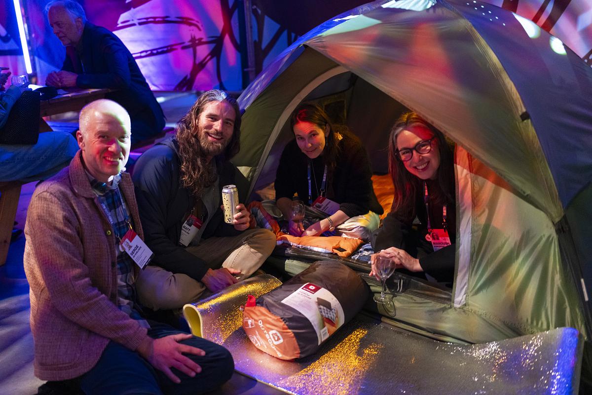 Tent at TED Underground Party