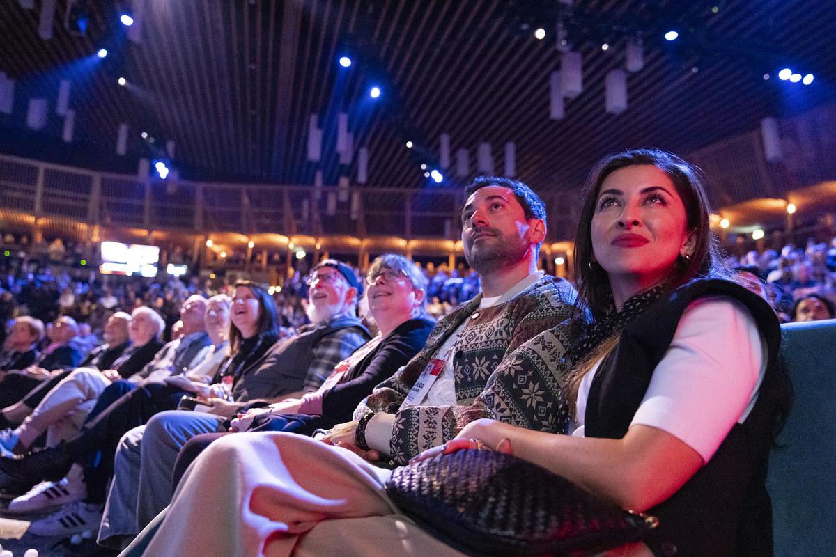 Audience in TED Theater