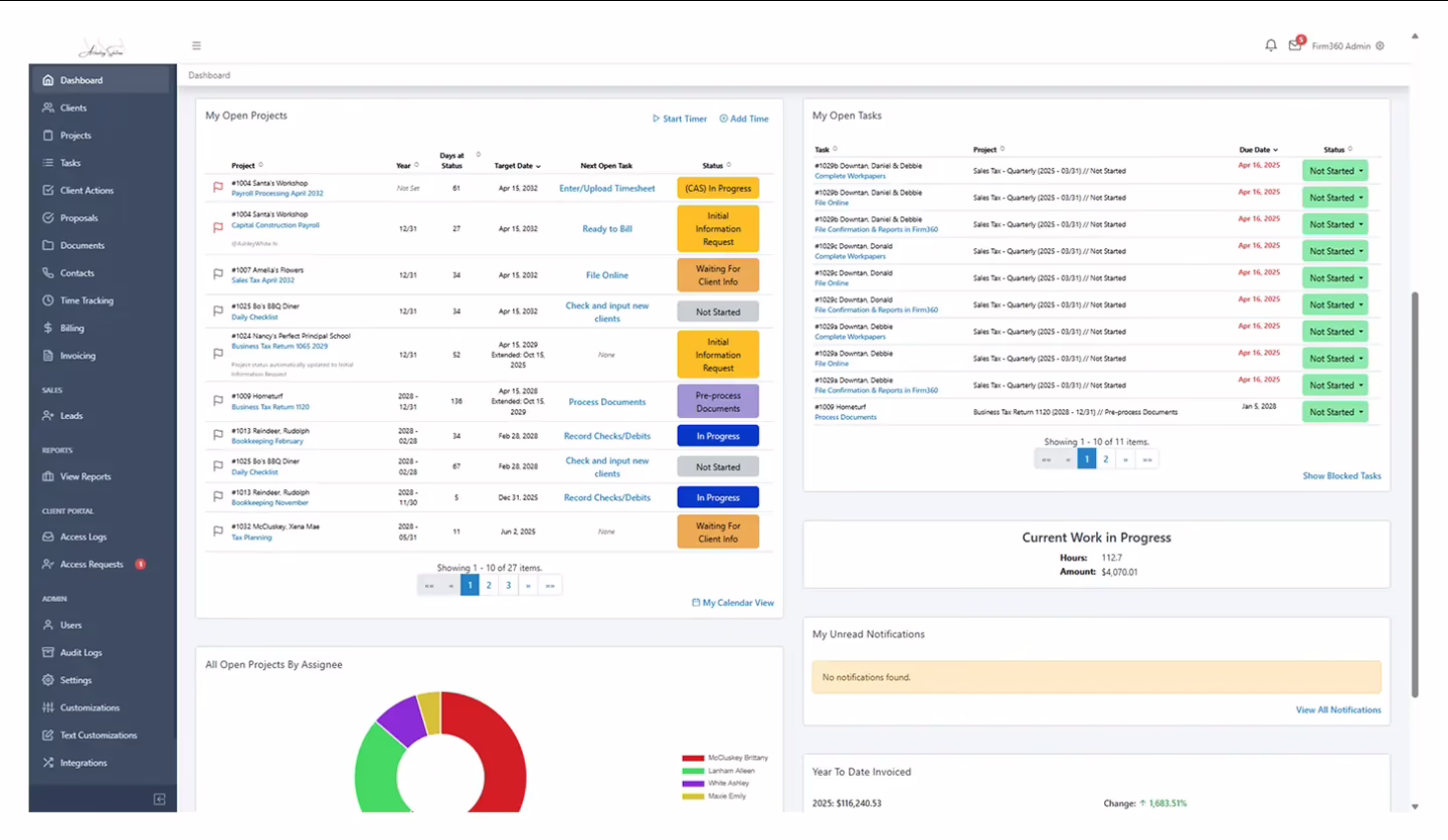 Firm360 Practice Management Software