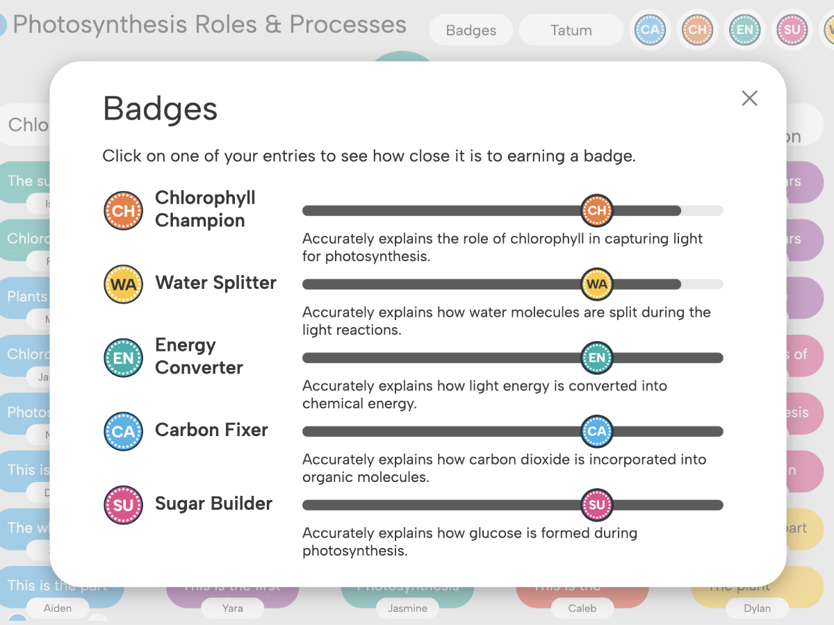 Connect Superstructure: Colorful radial diagram titled 'The Printing Revolution' showing 'Printing Press Impact' at center with 16 surrounding labeled topics like Education, Political Propaganda, Democracy, and The Scientific Revolution, each associated with a name.
