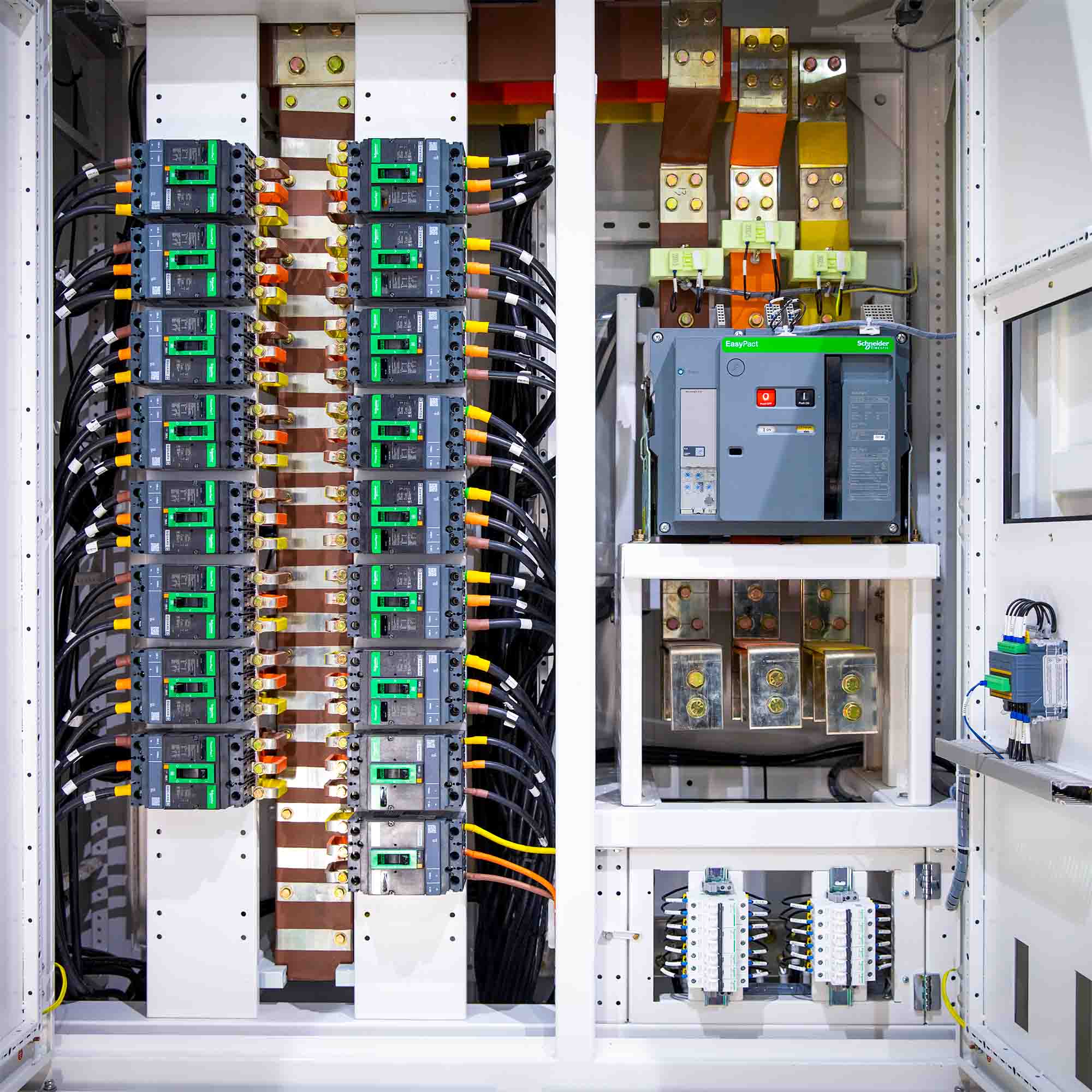switchboard inside Giga Air Box