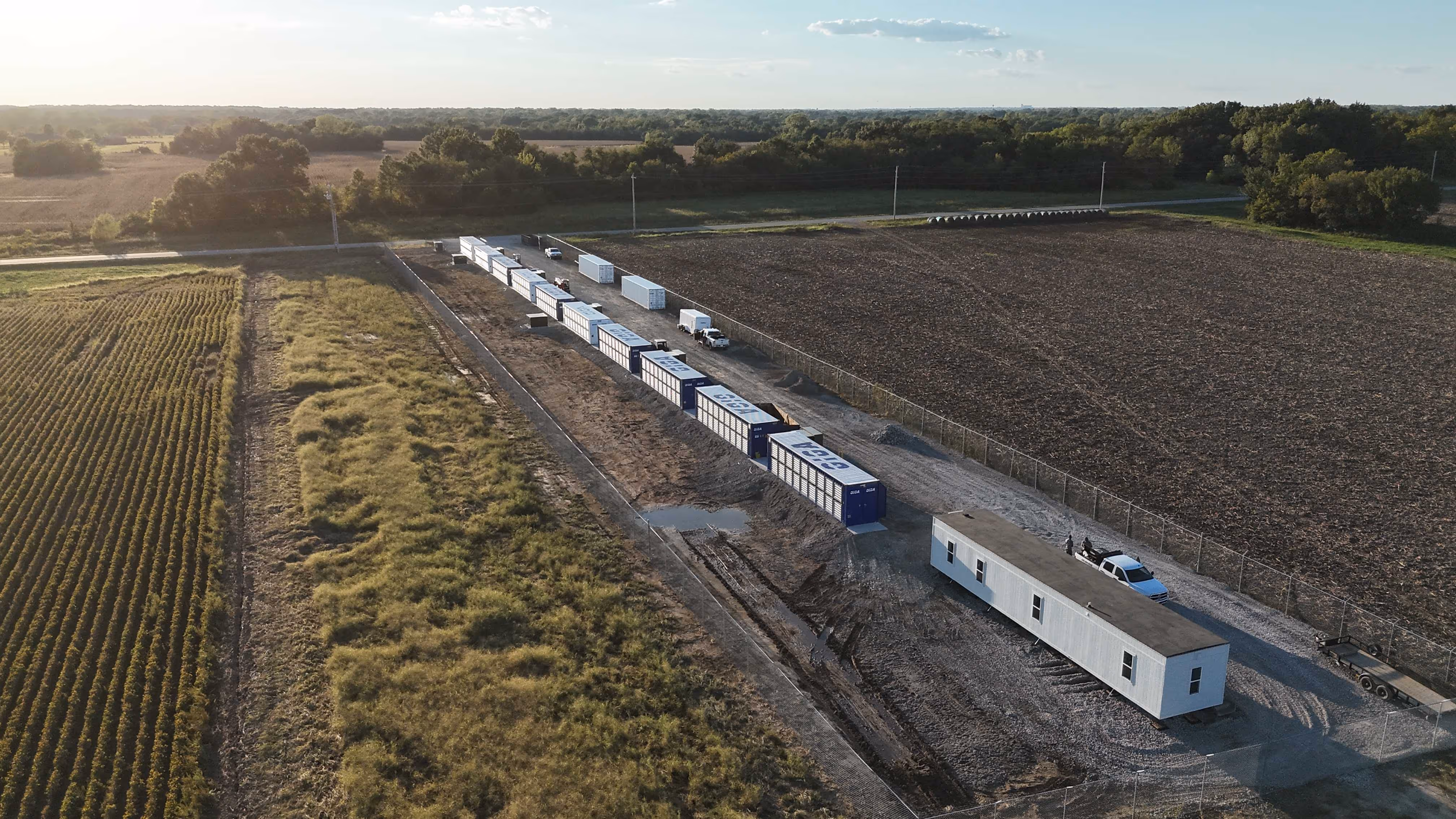 A flexible load data center built by Giga Energy