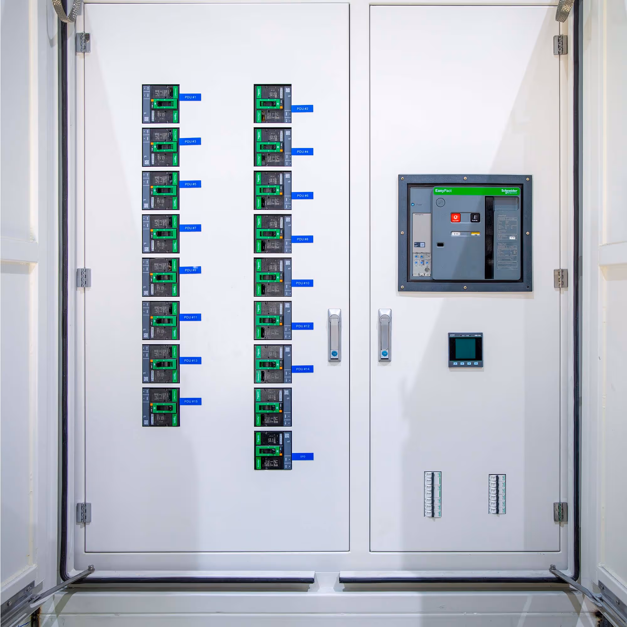electrical components of Giga Box Air bitcoin mining container