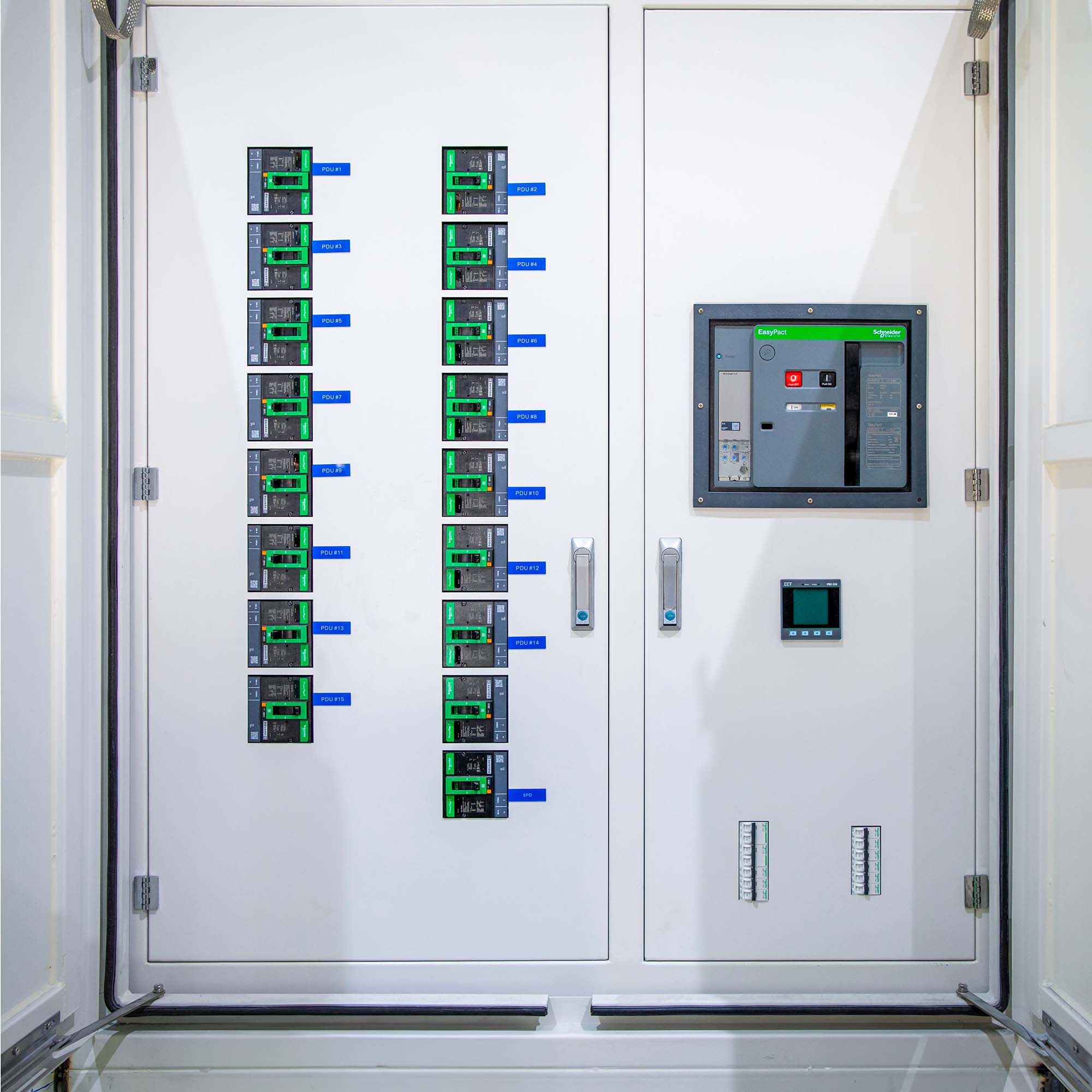 electrical components of Giga Box Air bitcoin mining container
