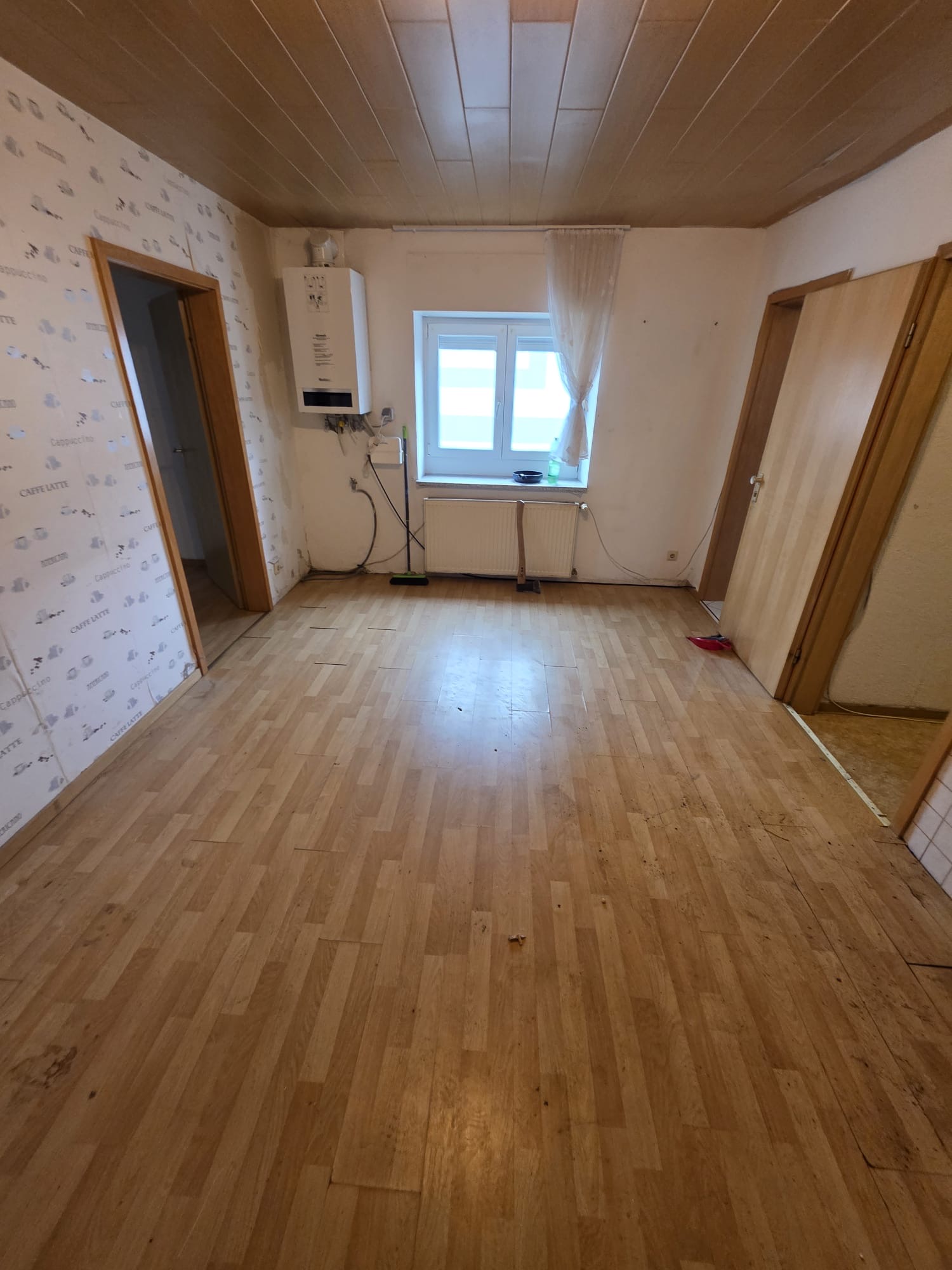 Raum nach der Entrümpelung