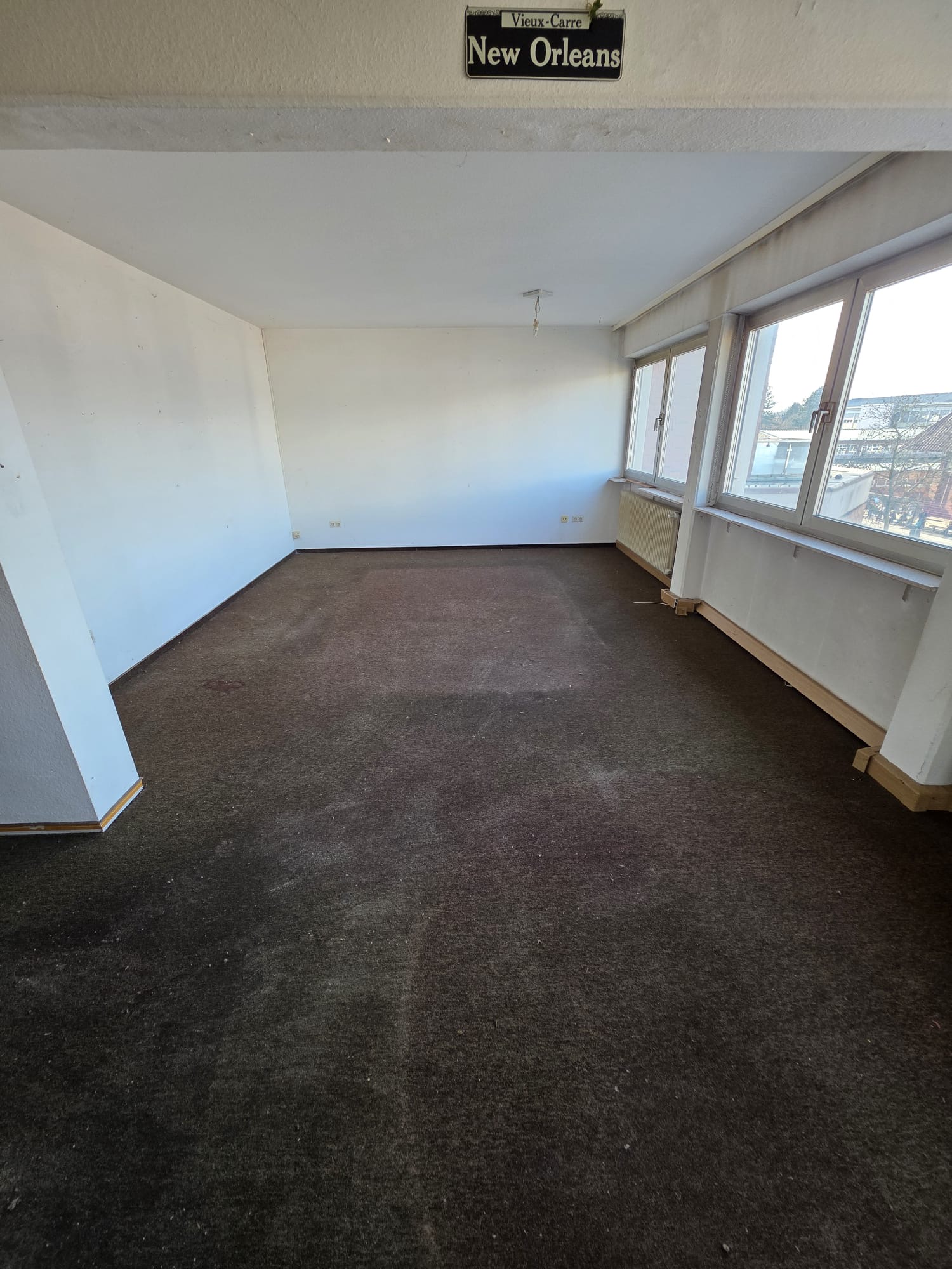 Raum nach der Entrümpelung