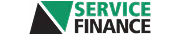 Service Finance logo with green and black geometric design