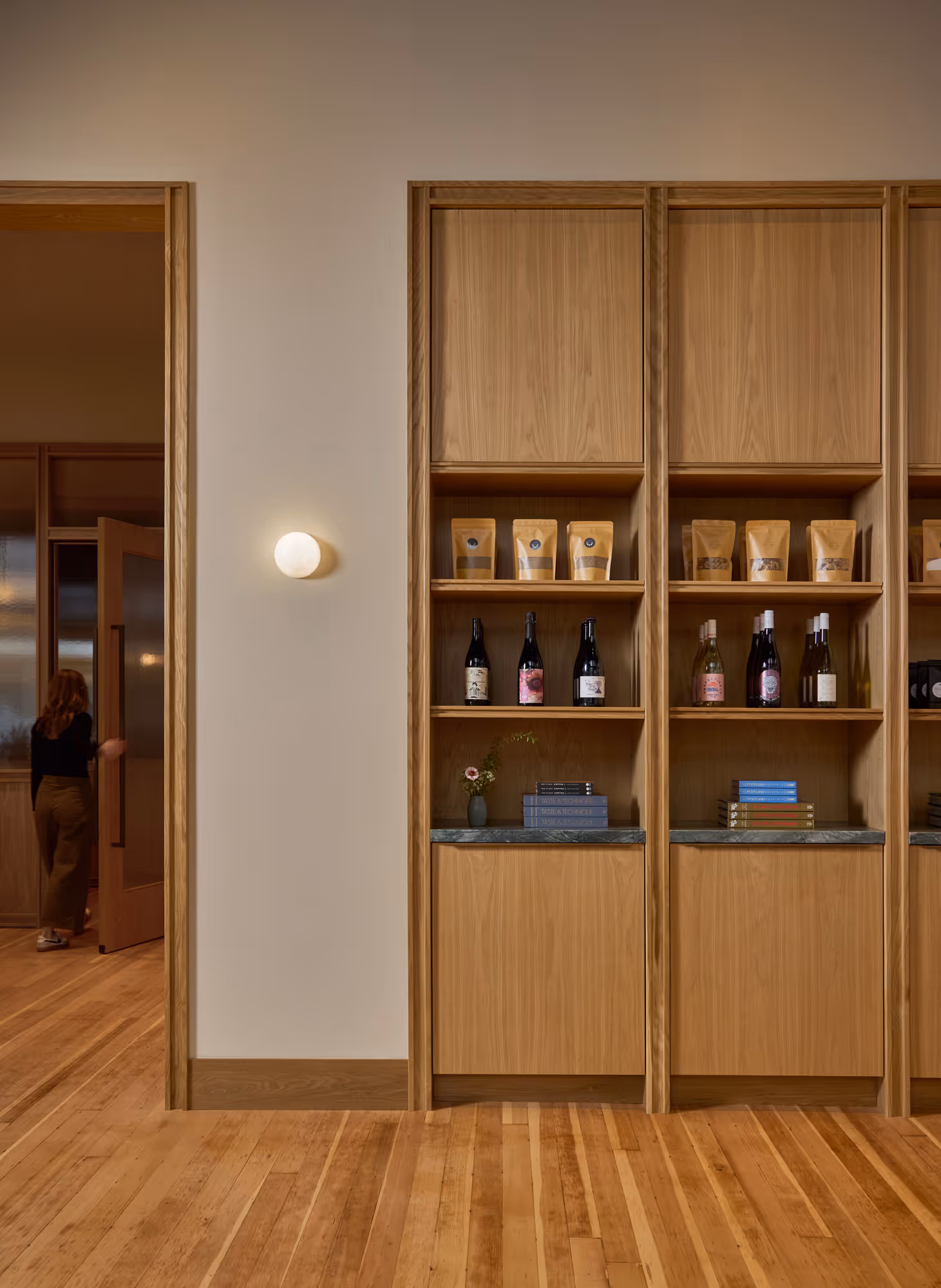 A glimpse inside the Cafe & Market at Tributary Hotel & Spa