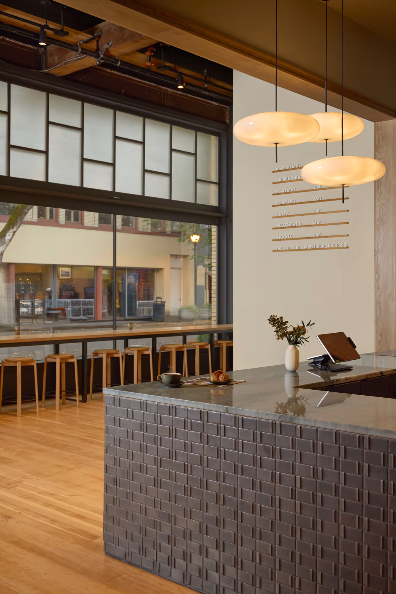 A glimpse inside the Cafe & Market at Tributary Hotel & Spa