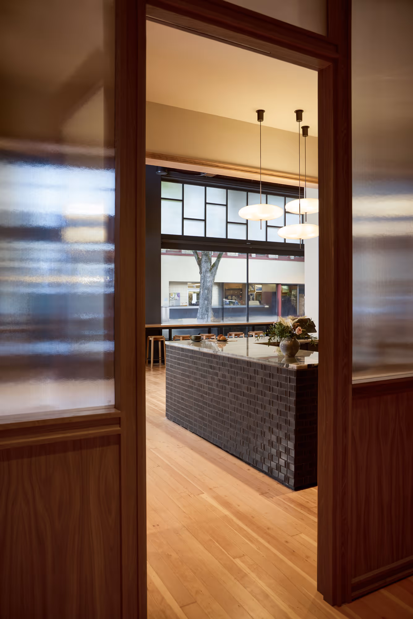 A glimpse inside the Cafe & Market at Tributary Hotel & Spa