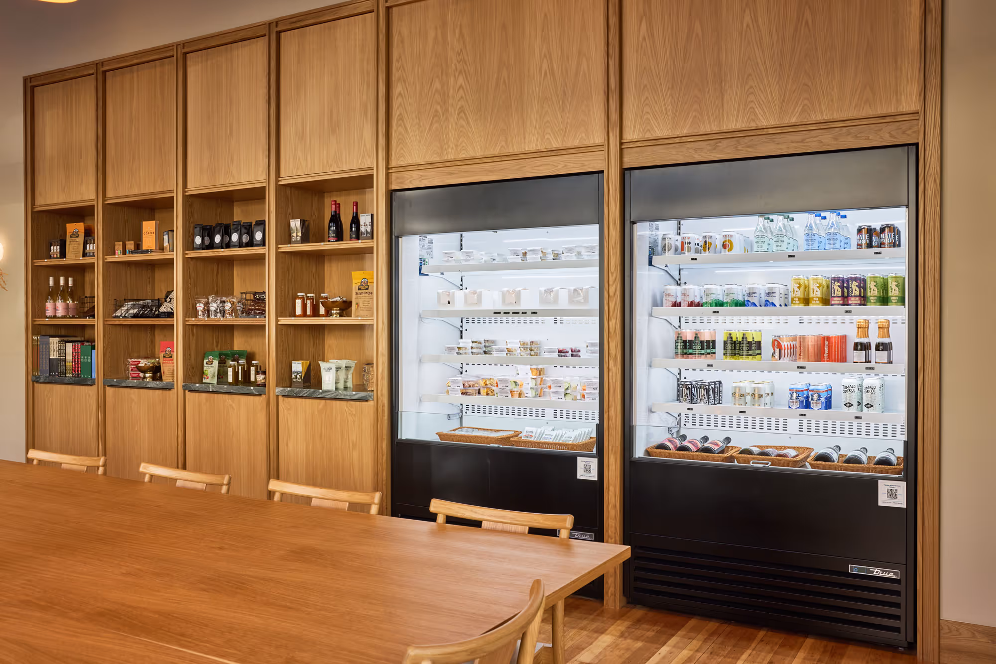A glimpse inside the Cafe & Market at Tributary Hotel & Spa