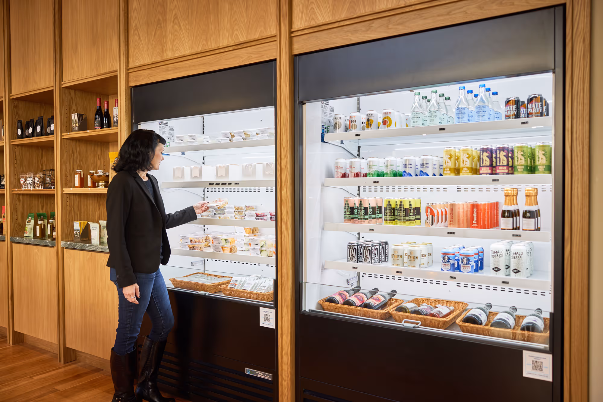 A glimpse inside the Cafe & Market at Tributary Hotel & Spa