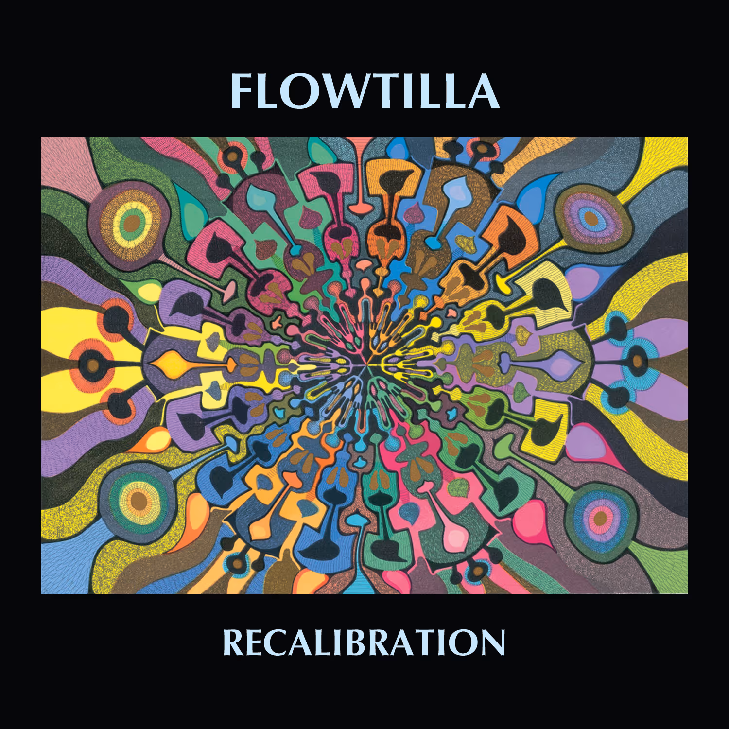 Album cover for Recalibration by the band Flowtilla