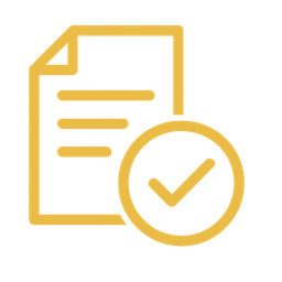 Icon of a document and shield symbolizing payroll compliance and accuracy