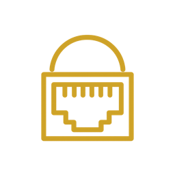 Icon of interconnected nodes symbolizing payroll connectivity and efficiency