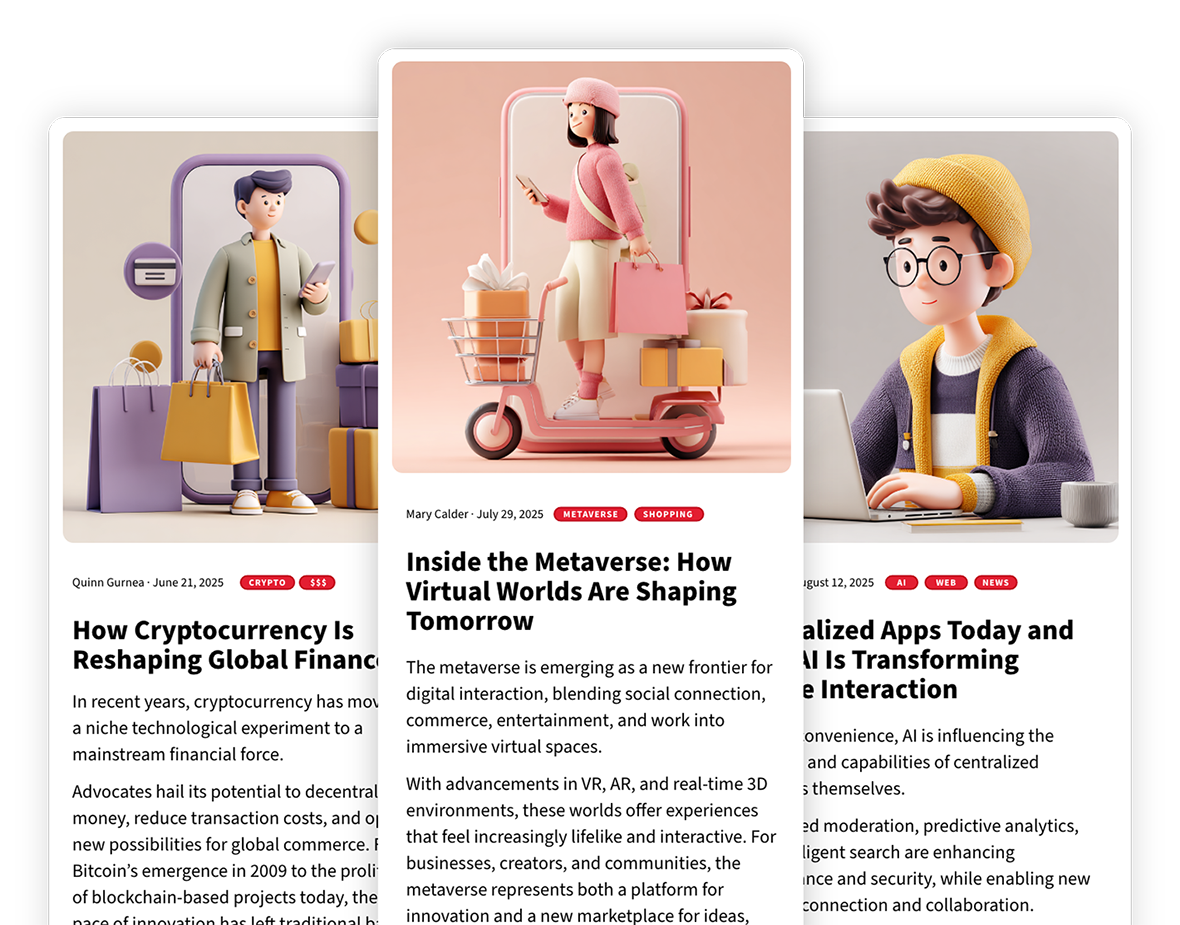 A cartoon example of using AI in visual figures.