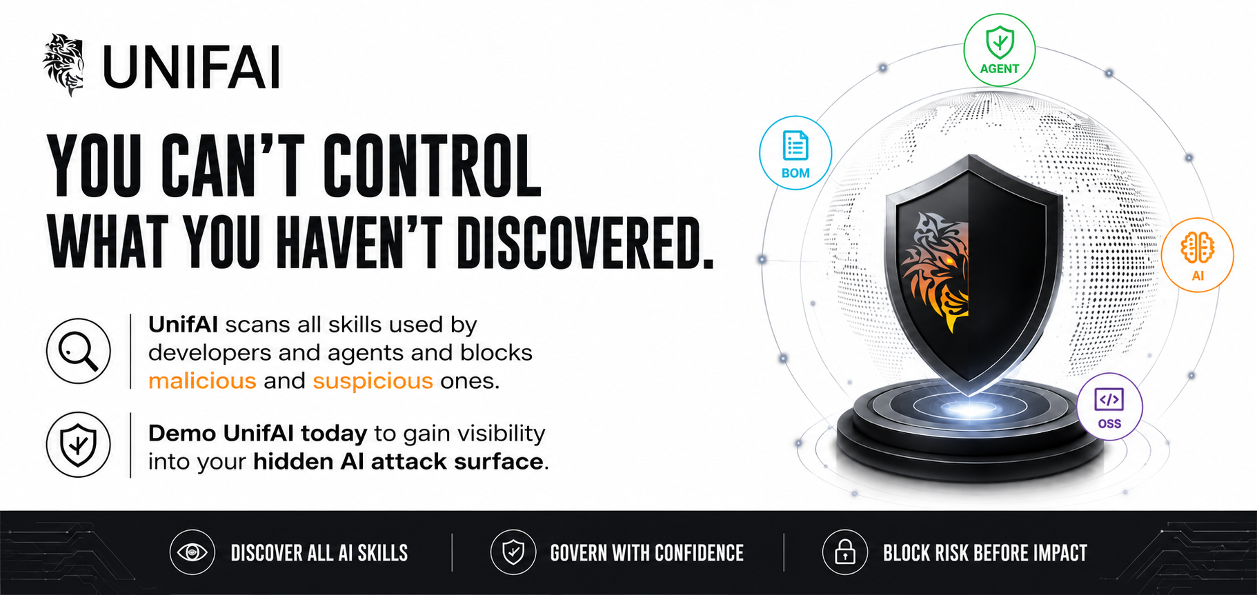 Lineaje UnifAI scnas all AI skills used by developers and AI agents