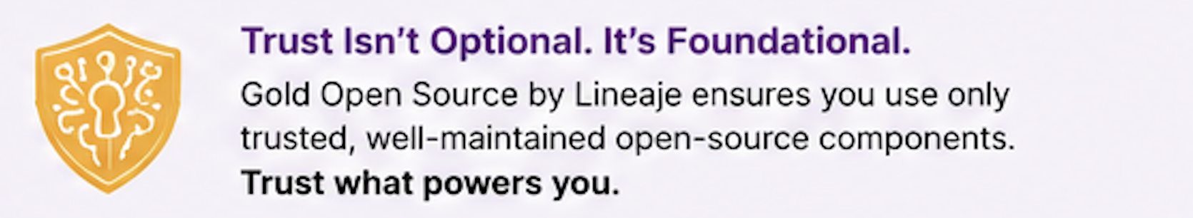 Lineaje Gold Open Source
